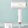 Foldable Hair Dryer With Constant Temperature 1200w Abs Material Brushless Motor Cold/hot Air Setting Single Diffuser Nozzle Overheat Protection White