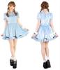 Clearstone Cosplay Halloween Innocent White Rabbit Blue Fräumein Women's
