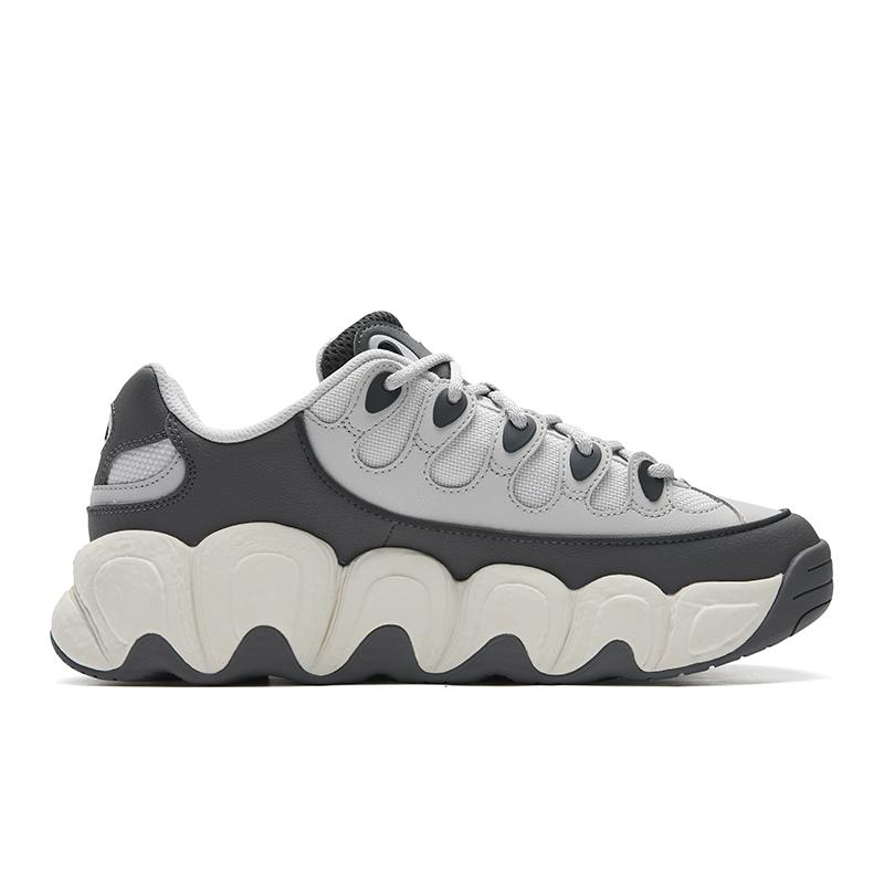 FILA CROISSANT 1+ Abrasion Resistant Coverage Lightweight Low top Casual Shoes Men's Gray F12M542135FQN