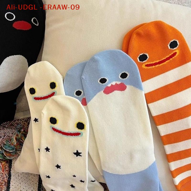 Cute Socks Creative Garden Eel Mid Socks Weat Anti Odor Breathable Shark Soft Socks Novelty Ankle Foot Cover Accessories Gift