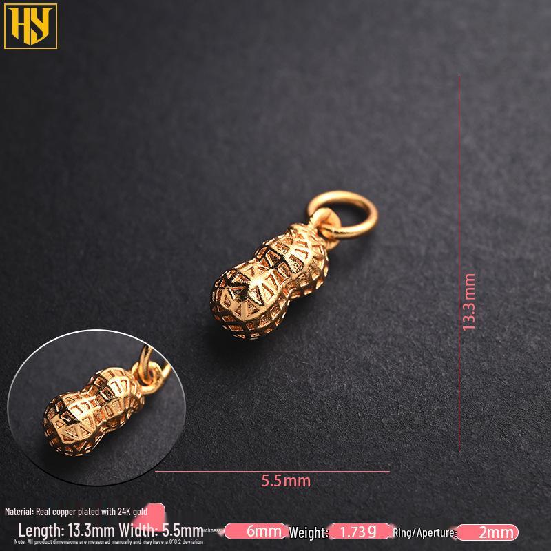 Подвеска  Арахисовый Песок Золотой : Прыжок через Драконьи врата, Успех на экзамене, Набор для изготовления украшений своими руками