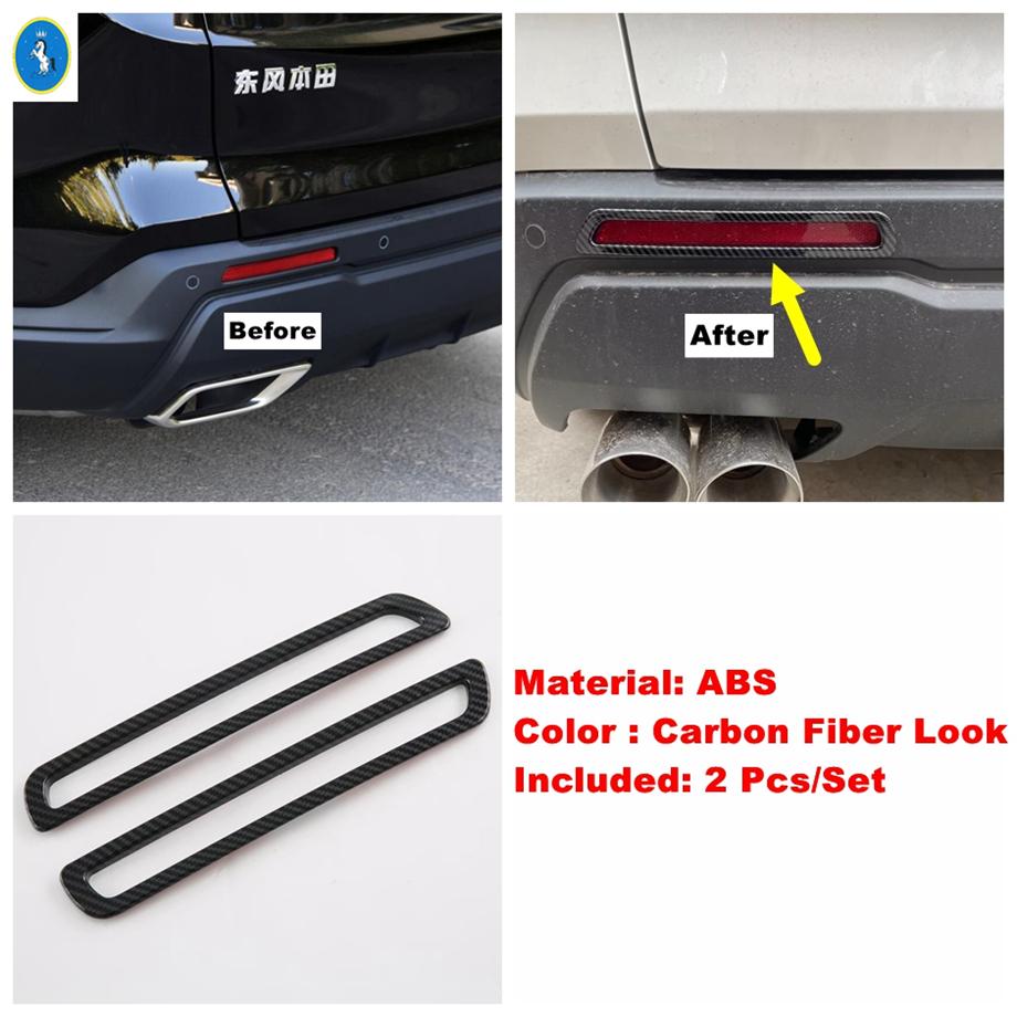 Carbon Fiber Car Rear Fog Lights / Window Louver Shutter / Window Windscreen Rain Wiper Cover Trim For Honda CR-V CRV  -2025 Rear Fog Lights