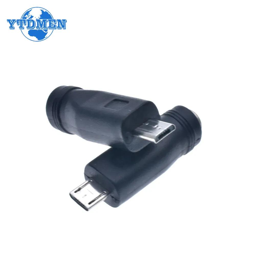 DC-Buchse 5,5*2,1mm auf MICRO / MINI-USB / Typ-C Stecker Adapter DC-Netzteil Adapter Anschlussstecker