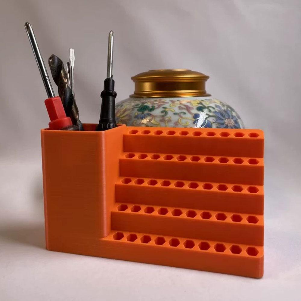 20/50/100 Slot Hex Bit Holder Organizer Drill Bit Storage Milling Cutter Drill Holder 1/4 Inch Hex Screwdriver Bit Organizer