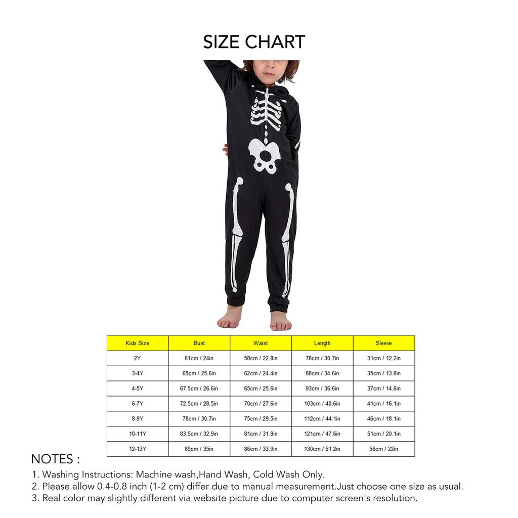Halloween Family Jammies Skeleton Printing One Piece Sleepwear Outfits for Holiday Party Black KIDS 4 5Y