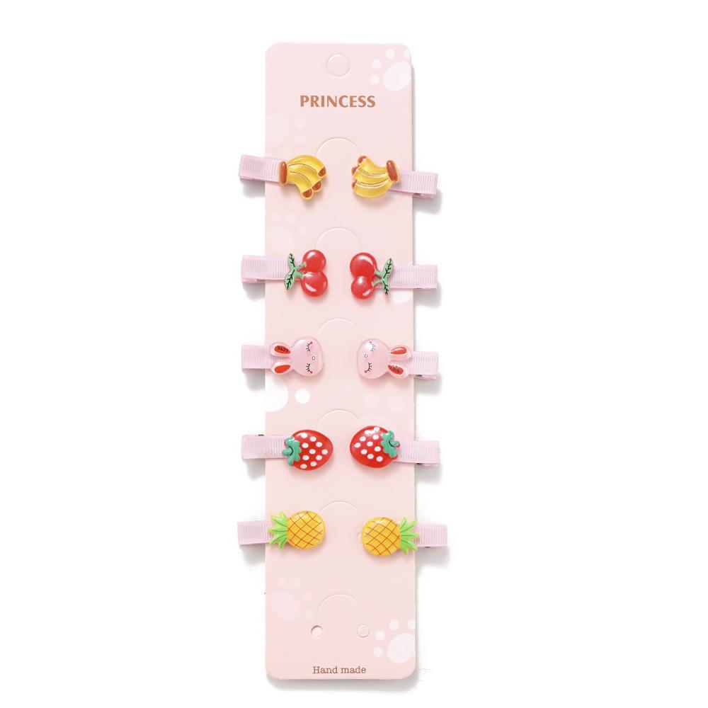 Haarnadel Cartoon Niedliche Kinder Haarnadel Set Baby Haarnadel Baby Mädchen Schleife Blume Haarnadel Stern