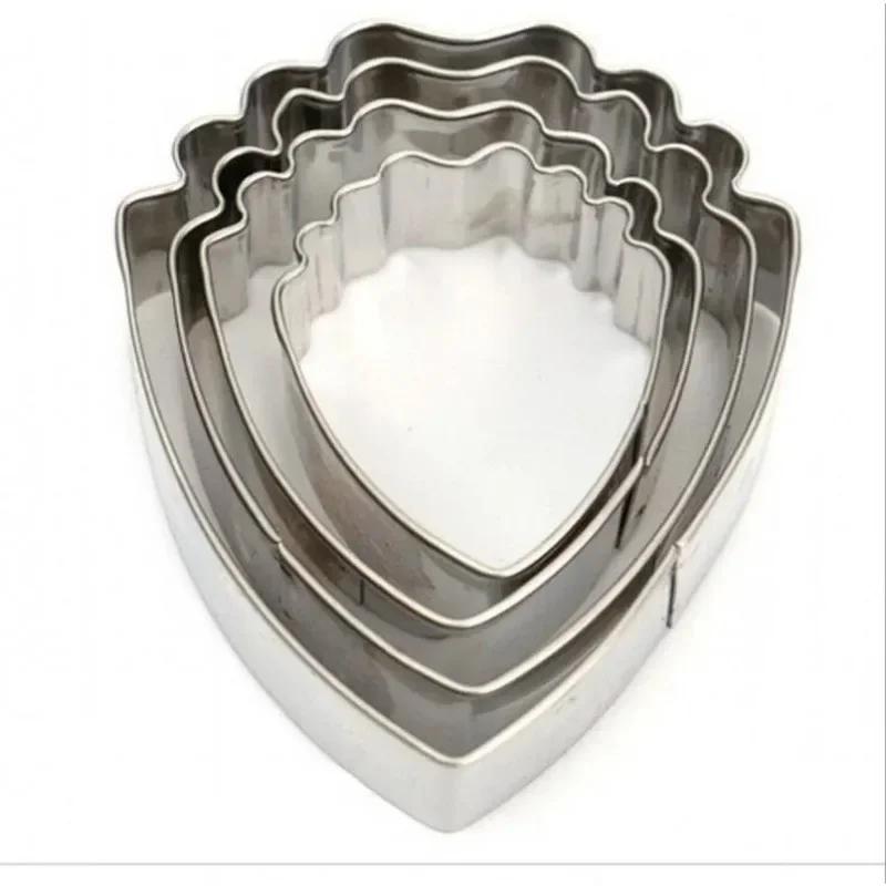 4pcs Stainless Steel Cake Baking Tool Mold Peony Cake Gummies Plunger Knife Decoration Mold Kitchen Tool Wholesale