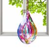 Kristallprisma, oval, für Kronleuchter, Kristall, zum Aufhängen, DIY, Sonnenfänger, Anhänger, Regenbogenmacher, 1 Stück