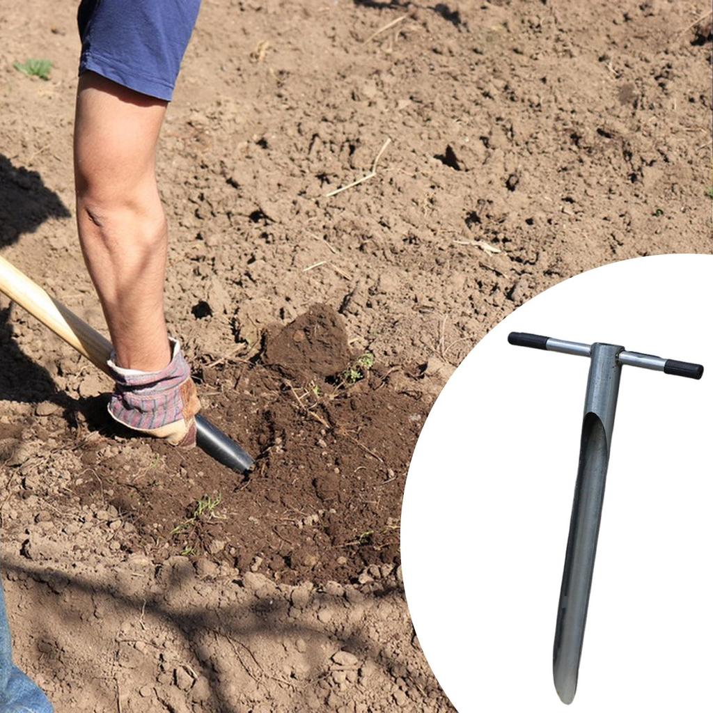Soil Sample Probe Reusable Sturdy Premium Portable Manganese Steel Soil Sampler Tool 80cm Long for Garden Farm Backyard Forestry