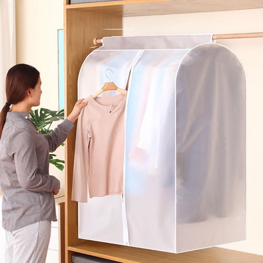 Good-1PCS Clothing Rack Dust Cover Clothes Hanging Bag Enclosed Clothes Rack Floor Hanger Cover Wardrobe Storage Cover