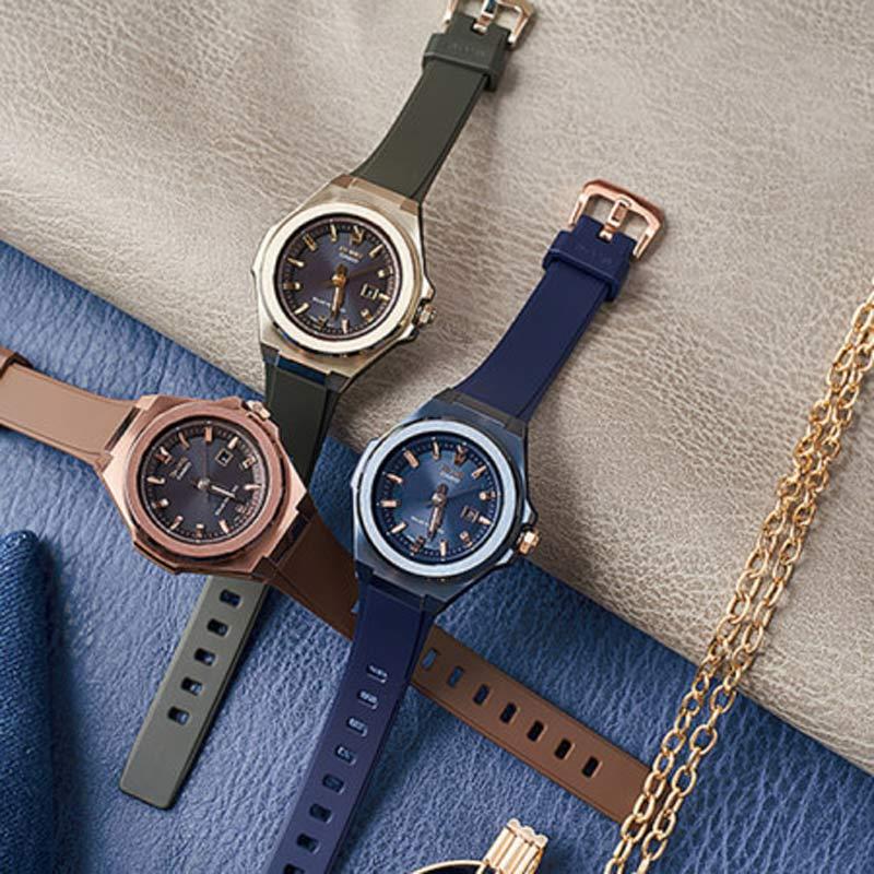 Casio BABY-G G-MS Series, Elegant and Fashionable, Solar Powered, Sports Waterproof, Solar Movement, Resin Strap, Japanese and Korean MSG-S500G-5APR