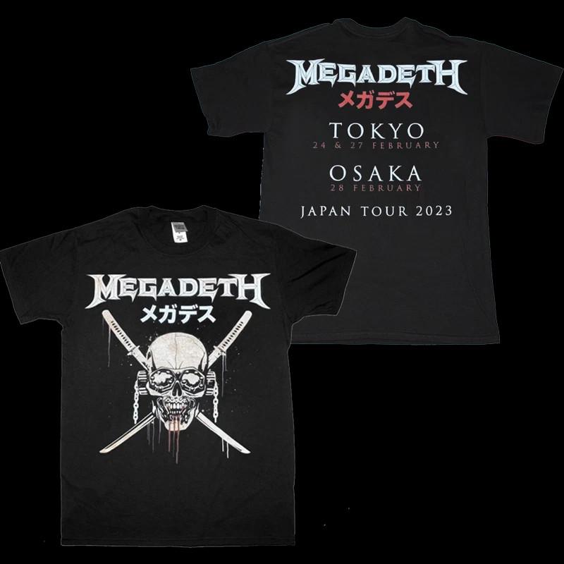 Megadeth Japan Tour 2023 Black Fullsize S-4XL Unisex T-Shirt