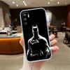 NH7 Batman Transparent Phone Case for LG K22 K30 K40 K40S K41 K42 K50 K50S K51 K51S K52 K61 K62 K71 K92 Q60 Q61 V40 V50 V60