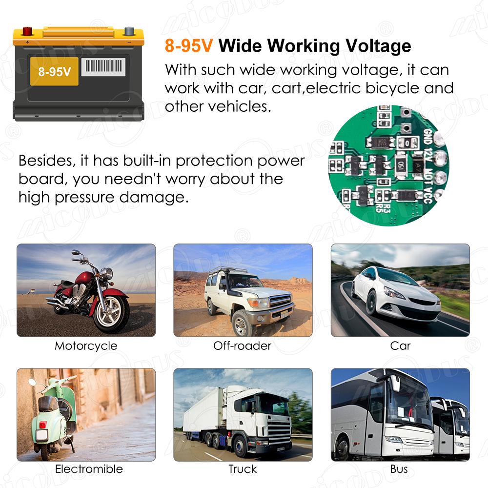 MiCODUS Cheapest Mini GPS Tracker Car GPS Motorcycle MV710 8-95V Cut Off Fuel Overspeed Vibrate ACC Alerts Car Tracker Free APP