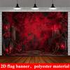 Gothic-style flag-themed Halloween banner background is suitable for indoor and outdoor events.