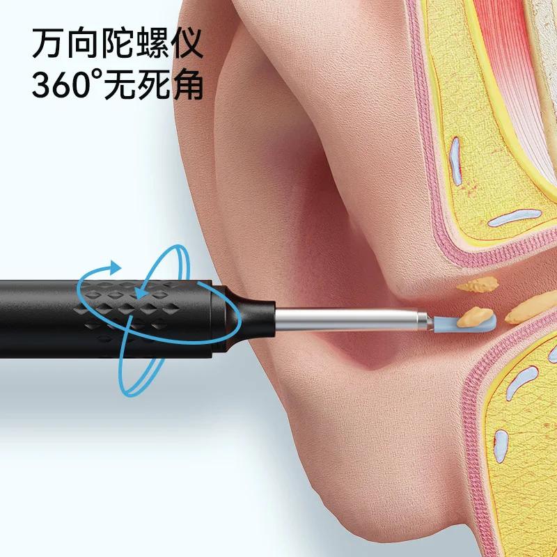 Durable And Safe Visual Ear Cleaner With Camera Led Lights 4.0Mm Lens Ear Wax Removal Tool Take Video Hd Earpick