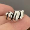 925 Silver Rings for Women Couple Minimalist Handmade Simple Retro Heart Ring Party Jewelry Gift Prevent Allergy