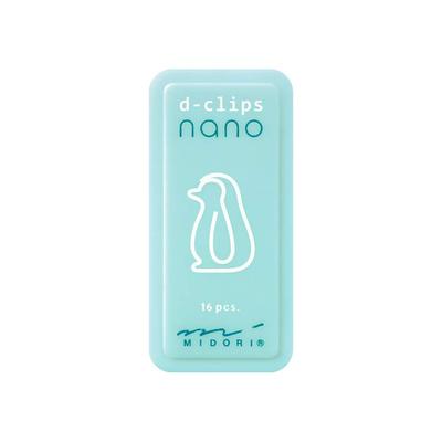 Midori D-Clips Nano Design Pingouin Clips Papier 43379006