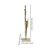 Abstract Sculpture Lustrous Table Centerpiece Creative for Living Room, Entryway