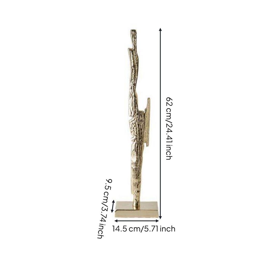 Abstract Sculpture Lustrous Table Centerpiece Creative for Living Room, Entryway