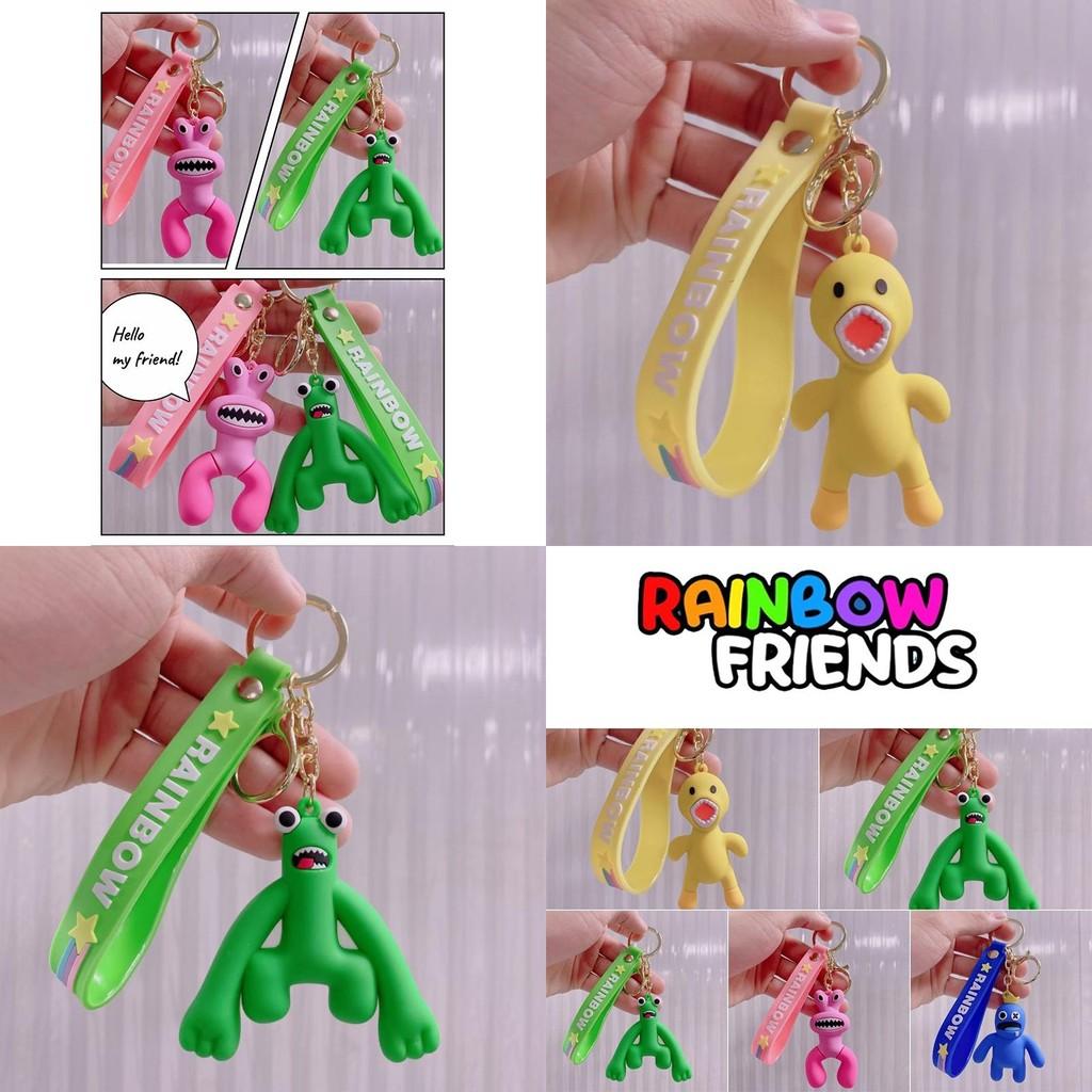 Colorful Roblox Rainbow Friends Keychain Bag Pendant For Kids Xmas Gift