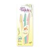 Dorco Tinkle Facial Razors For Women | Pack Of 3 | Instant & Painless Hair Removal | Glowing Skin | Single-Blade Dermaplaning Razor | Non Slip Hand