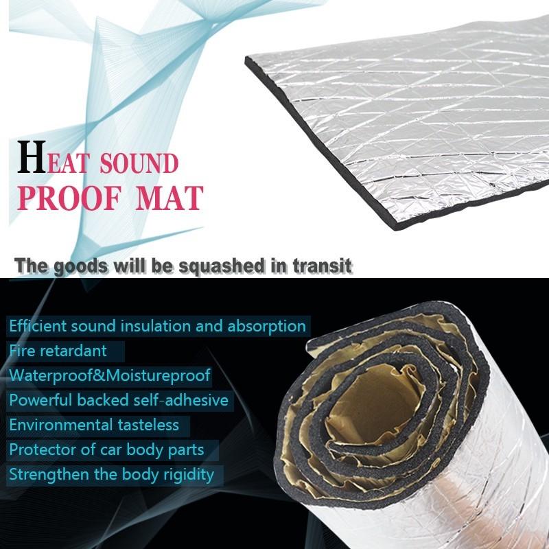 Universal 78''×40''/200Cm×100Cm Useful Firewall Sound Deadener Car Heat Shield