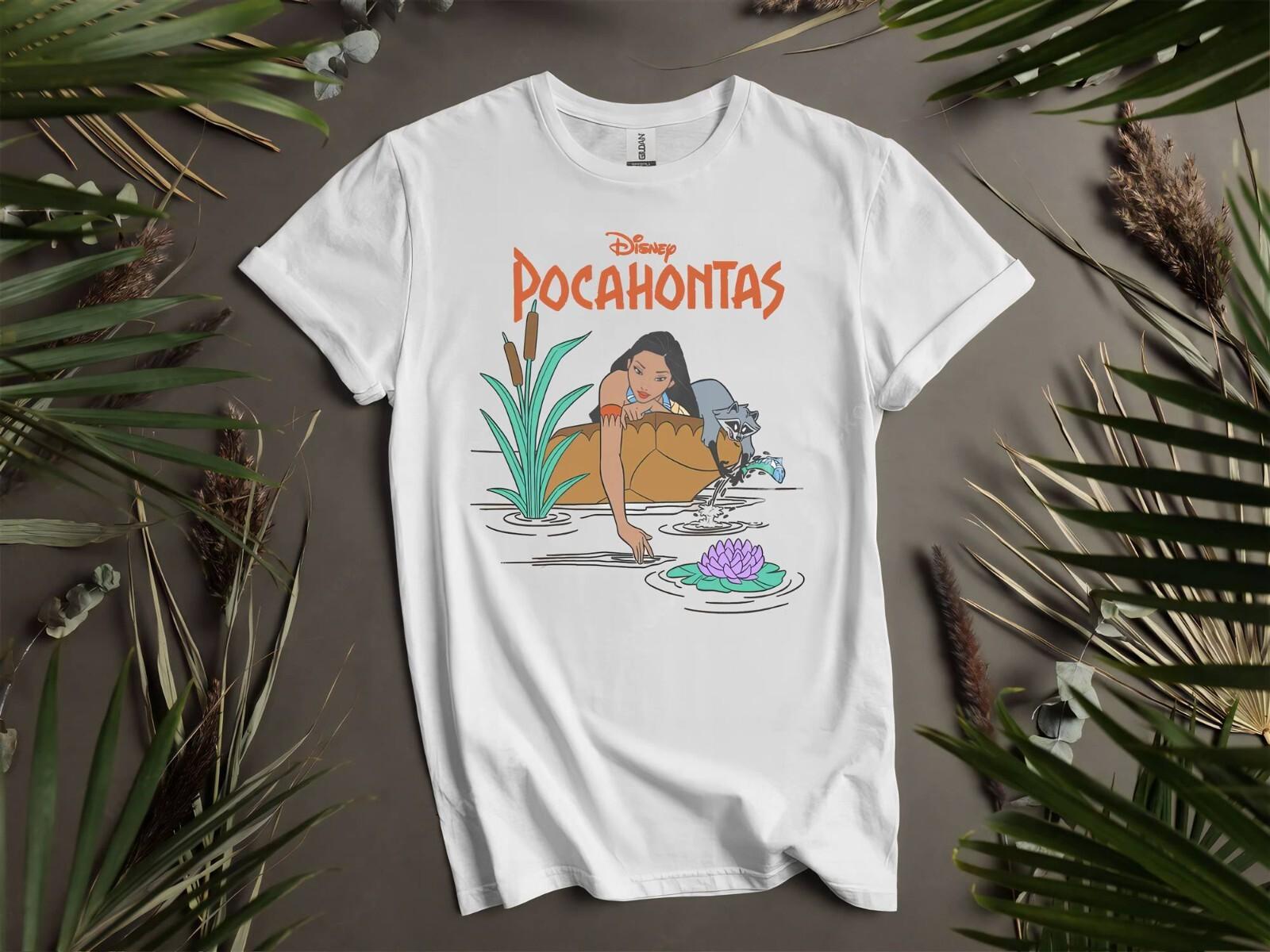 Disney Pocahontas Meeko Afternoon T-shirt T shirt Men Women Unisex Tshirt K53 S