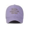 TMV Lettering Ball Cap Washing Lavender [VARZAR]