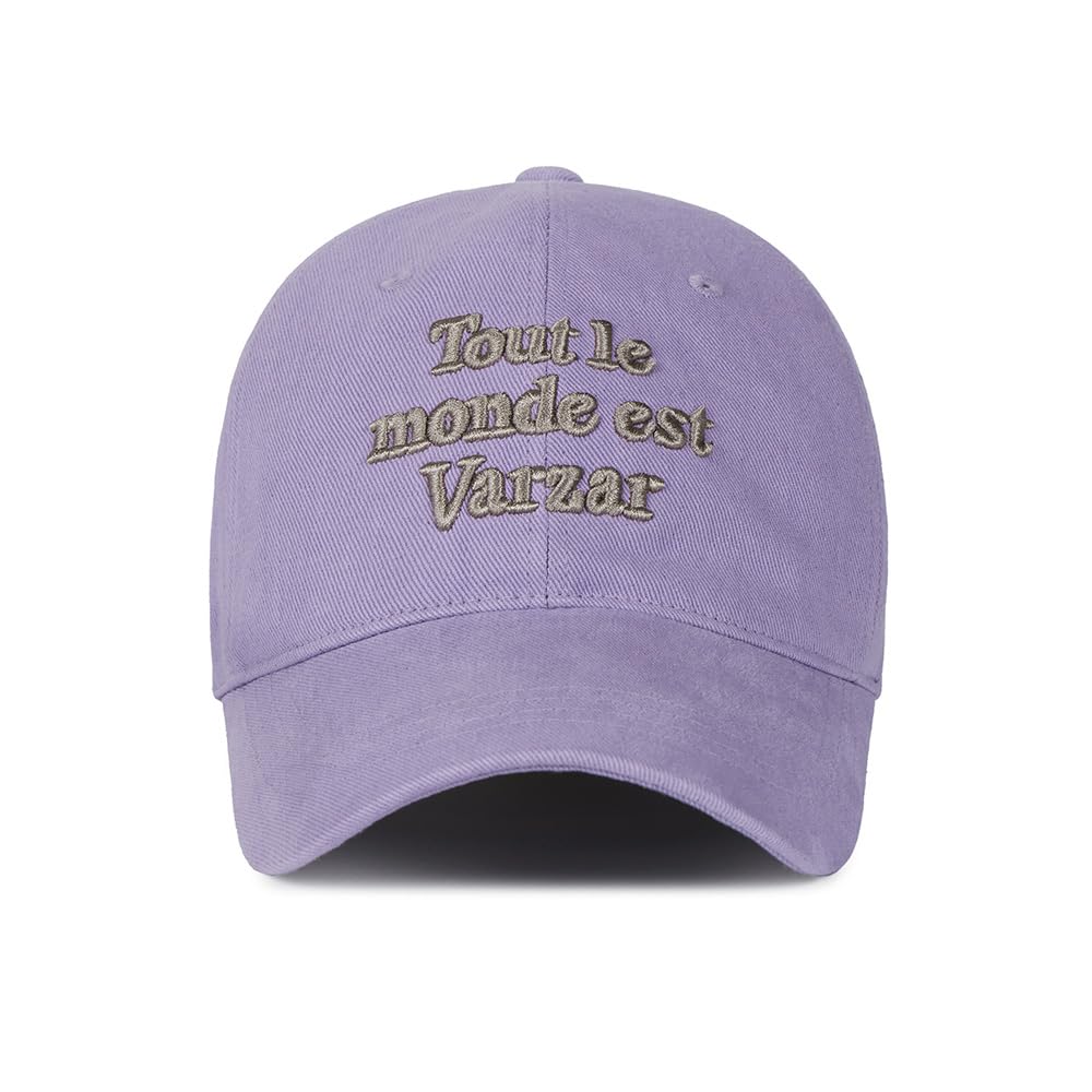 TMV Lettering Ball Cap Washing Lavender [VARZAR]