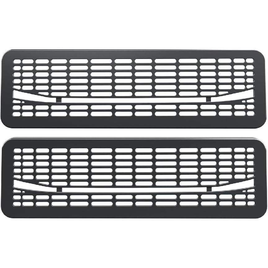 LUCKEASY 2PCS Floor Air Flow Vent Grille Protection for Tesla Model Y Juniper 2025 2026 Air Vent Cover Rear Under Seat Air Condition Outlet Grille