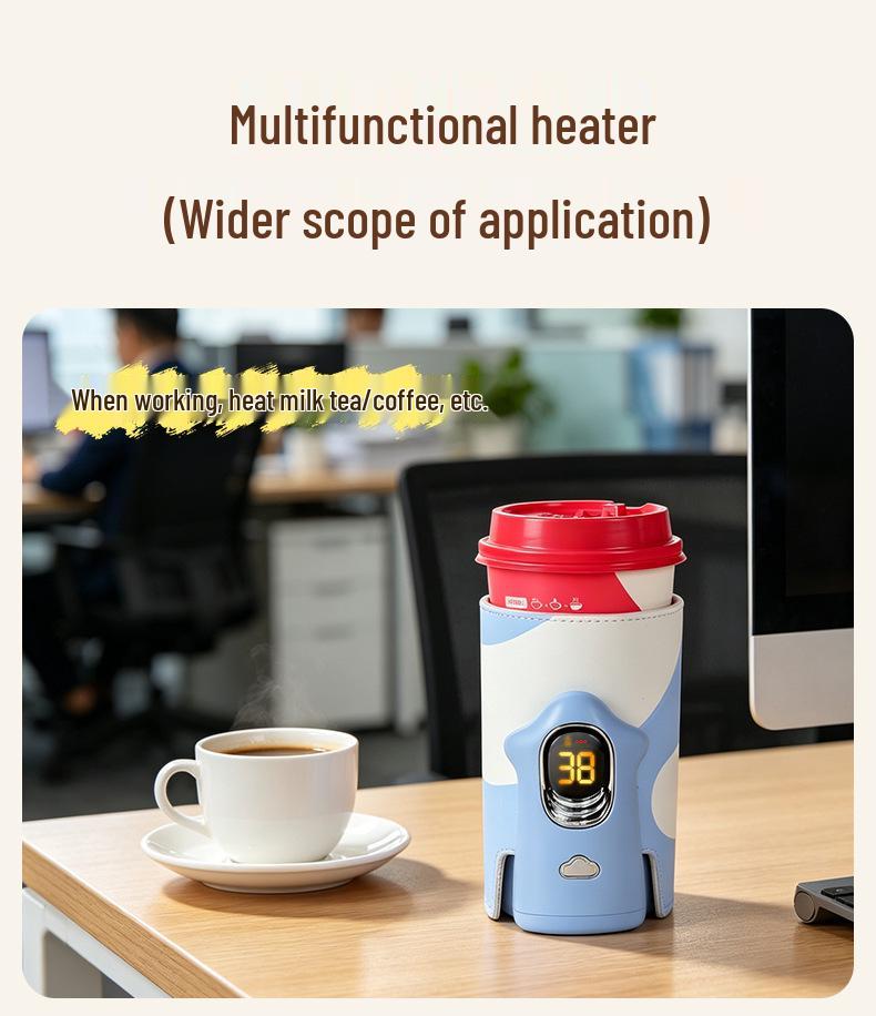 Wireless Baby Bottle Insulator & Portable Milk Warmer for Constant Temperature