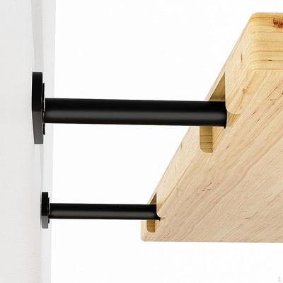 4x Supports d'Étagère Muraux Étagères Bricolage Quincaillerie Décorative Support pour