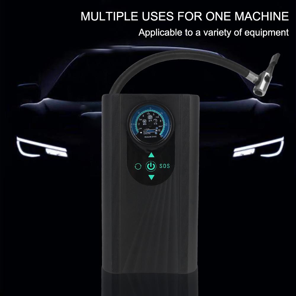 12V for Motorbike Auto Bicycle High Precision Motorcycle Tyre Inflator Electric Air Compressor Tire Accessories Quick Inflating Handheld Air Pump