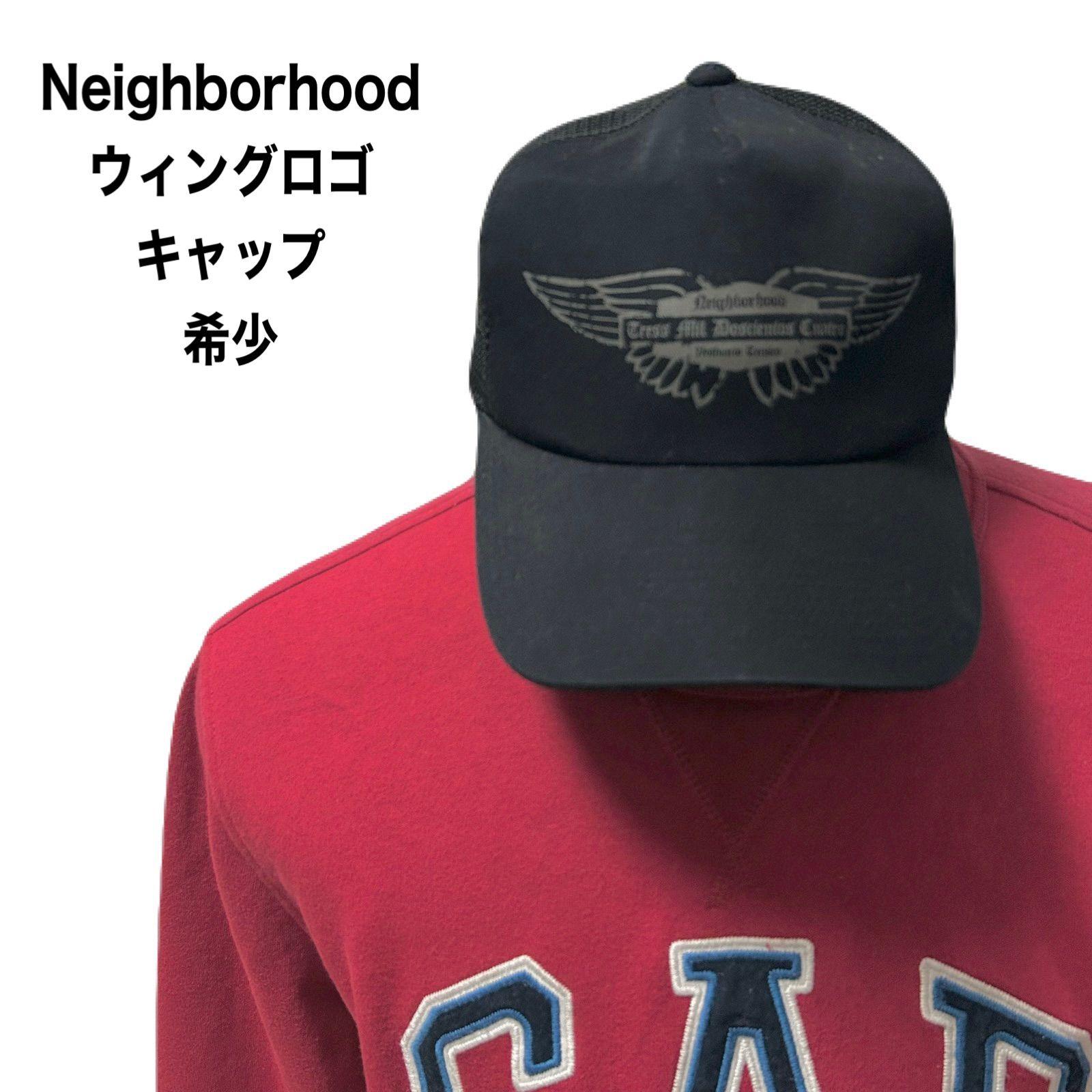 Used Rare NEIGHBORHOOD Neighborhood Wing Logo Cap Made in Japan