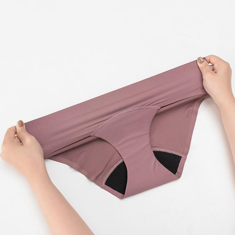Free Odor Seamless 4 Layers Period Panties NO PFAS Culotte Menstruelles Underwear Women Menstrual Period Panties