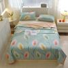 Floral Rainbow Pattern Quilt 100% Cotton Skin-friendly Comfortable Flowers Print Air Conditioning Quilt for Kids Teens Adults