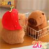 1-20 Stück Cartoon Capybara Anhänger Plüschtier Puppe Tasche Hängendes Ornament Niedlicher Kapila Schlüsselanhänger Puppe Schreibtisch Puppe Ornament Auto Anhänger