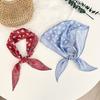 Hair band women's retro paisley cashew pattern silk scarf Naza simple fashion tied hair rhombus headscarf
