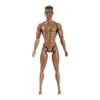 1/6 Männliche Puppe Kopf 35cm Höhe Mann Puppe Zubehör Weiß/Normal/Gebräunt Haut Diy Anziehspielzeug Zubehör