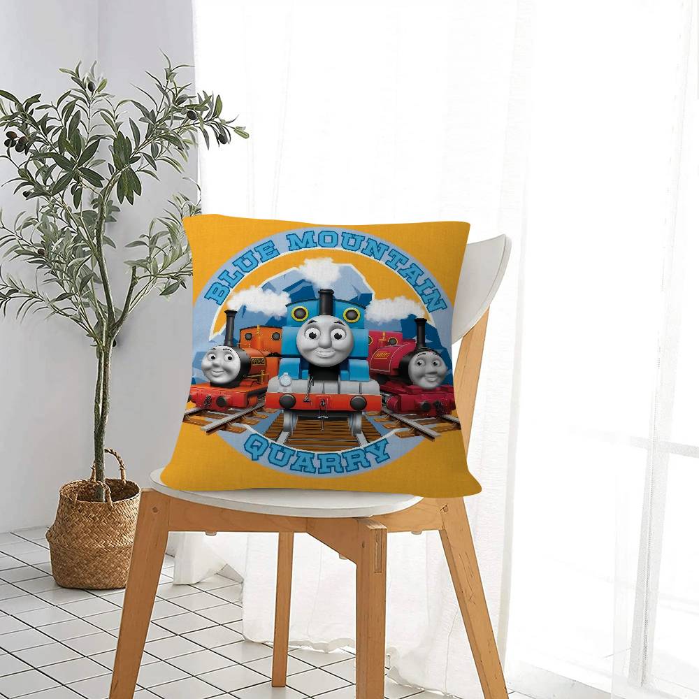 Cartoon Thomas The Train Square pillow cover sofa cushion cover home room decoration children gift