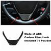 Steering wheel cover Decorative steering wheel patch car accessories trim Fit For Toyota Corolla 2014 - 2018 / RAV4 2014 - 2018
