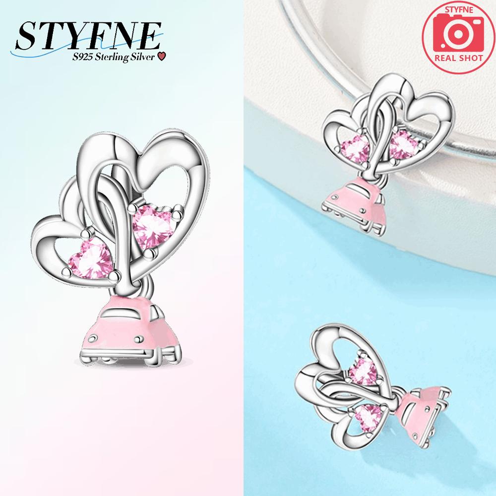 Charm Bead Charms Plata Originales Pink Bouquet House Bead Charms Ideal For Charm Bead Charms copper Bracelets Bead Charms Jewellery Making Womens Gi
