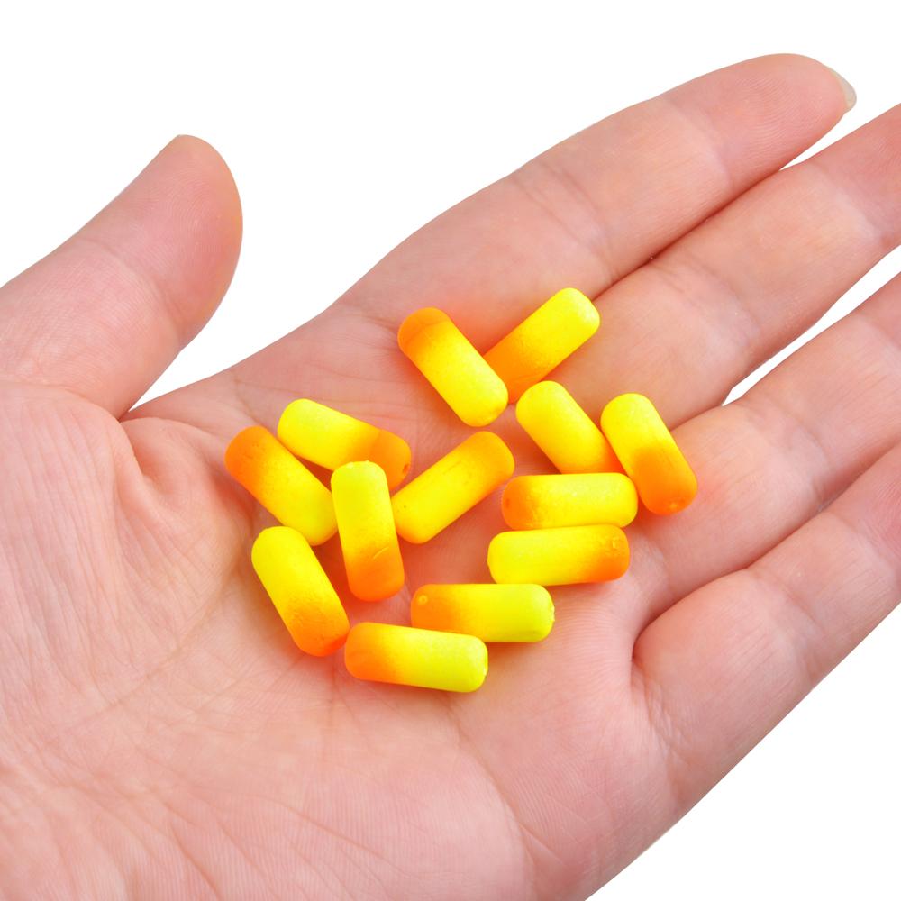 10Pcs Foam Fishing Float Fly Fishing Buoys Pompano Rig Floats Bobbers For Trout Catfish Walleye Fishing Tackle Accessories