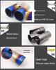 BMW X1 Titanium Black Dual Exhaust Tailpipe Set
