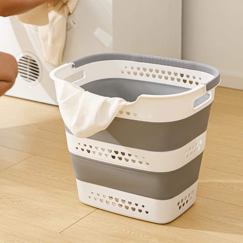 Foldable Laundry Hamper Large Capacity Basket for Dirty Clothes Storage