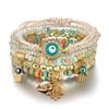 Handmade Beaded Bracelets Retro Multi - Layer Ethnic Style Creative Irregular Geometric Shapes Jewelry for Women