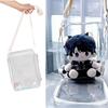 [DFsucces] Ita Bag, Shoulder Bag, Dustproof, Waterproof, Clear Bag, Doll Case, Stuffed Animal Pouch, Fully Transparent, Large Capacity, For Going