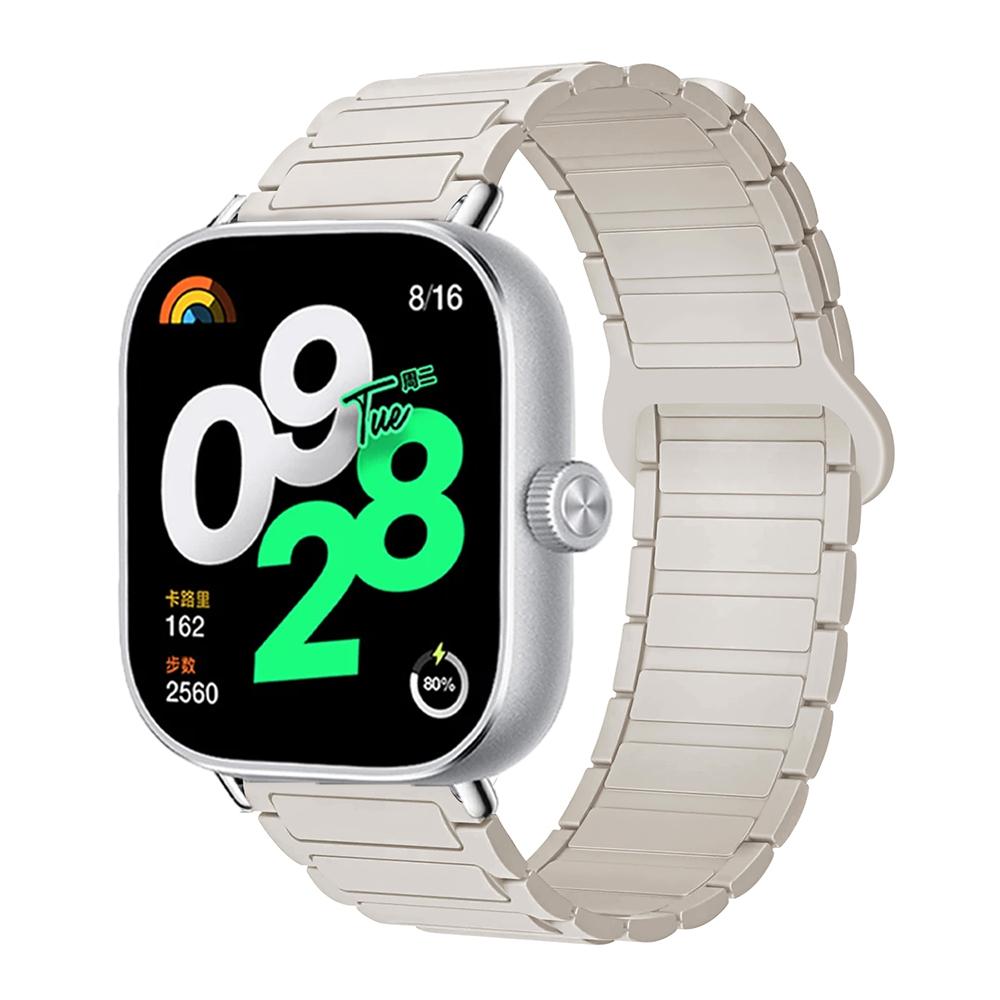 Magnetický náramek pro řemínek Redmi Watch 4 Silikonové pásky pro Xiaomi Mi Band 8 9 pro Řemínek k hodinkám Vyměnitelné příslušenství Correa