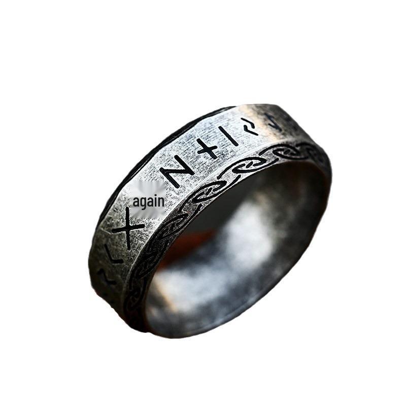 Beier Korean-Style Simple Titanium Steel Men's and Women's Retro Stainless Steel Rings Jewelry
